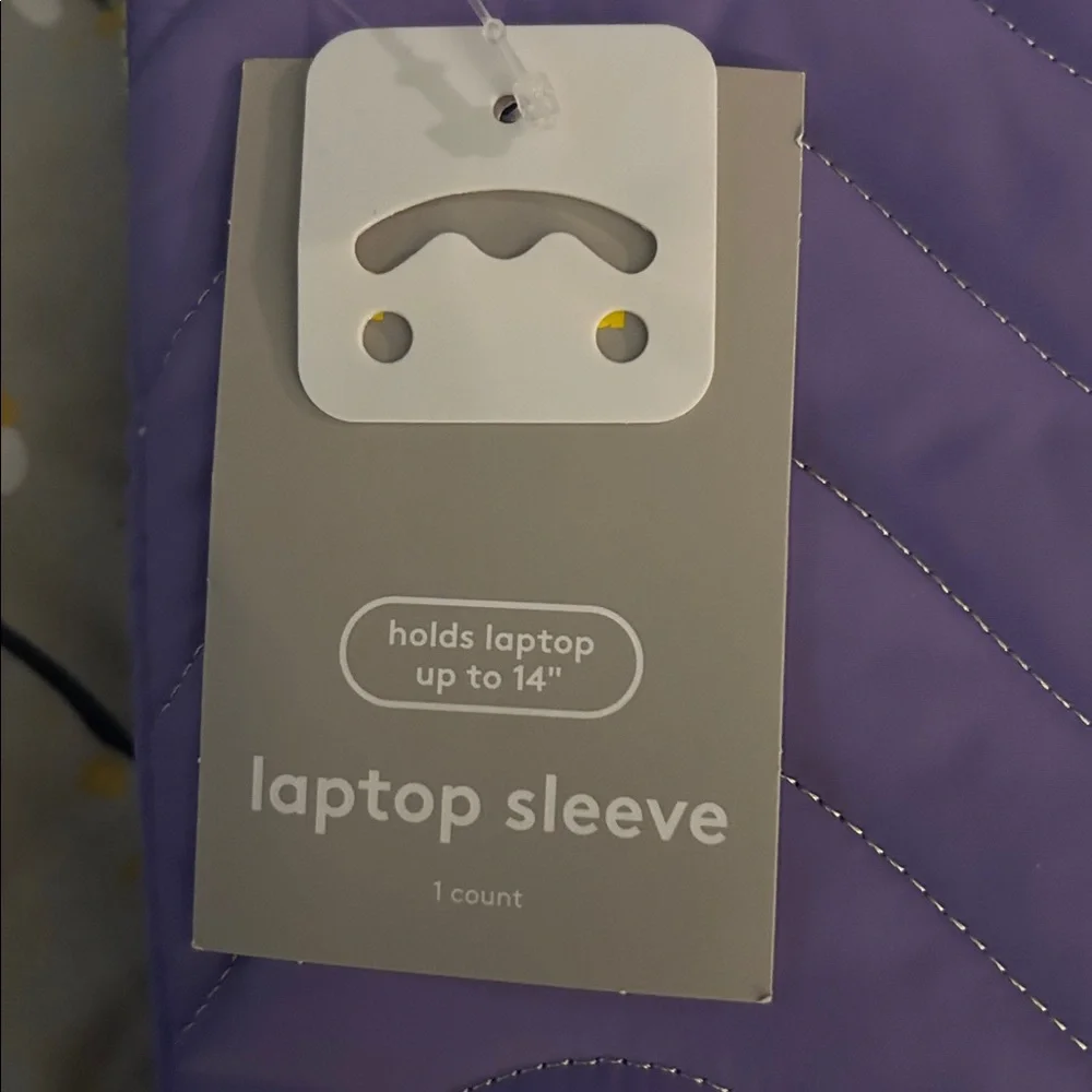Heyday Purple Wave Pattern Laptop Sleeve/Tablet up to 14inch